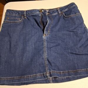 Lee Blue Denim Skort